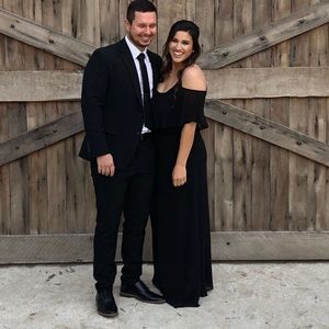 Show me your mumu black bridesmaids dress